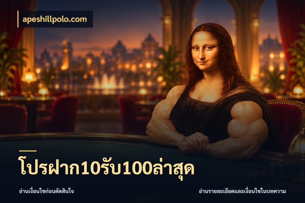 โปรฝาก10รับ100ล่าสุด จุดเด่นของเครดิตที่คนชอบเกมอยากรู้ สไตล์ apeshillpolo.com