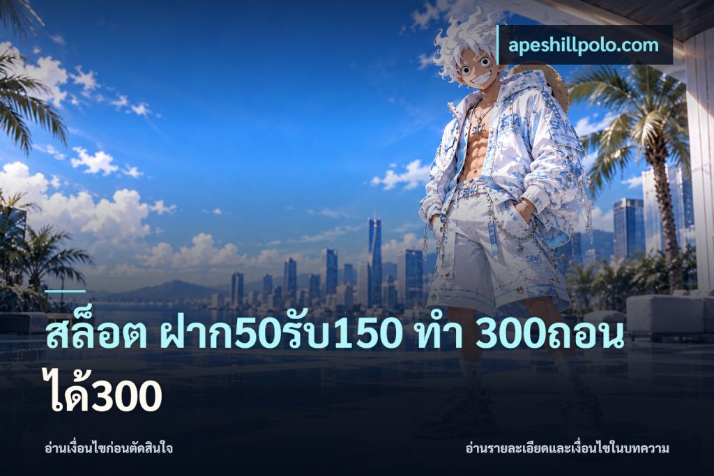 สล็อต ฝาก50รับ150 ทํา 300ถอนได้300