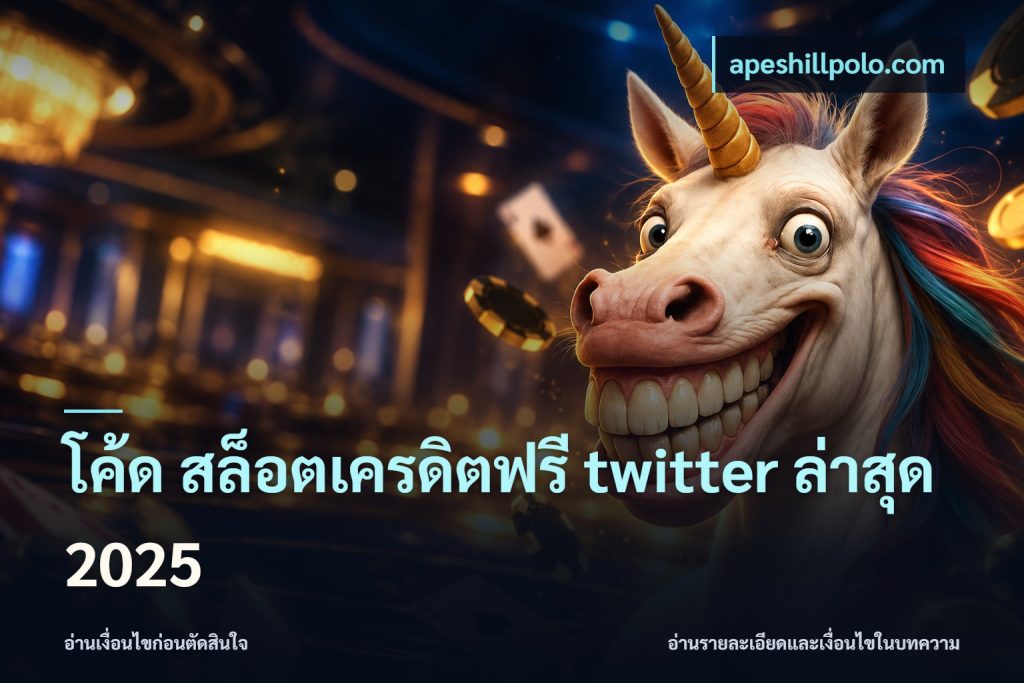 โค้ด สล็อตเครดิตฟรี twitter ล่าสุด 2025