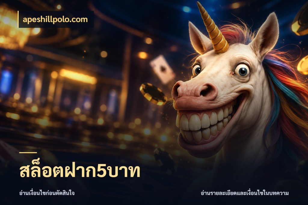 สล็อตฝาก5บาท apeshillpolo.com สายทุนน้อยเลือกความสนุกให้พอดี