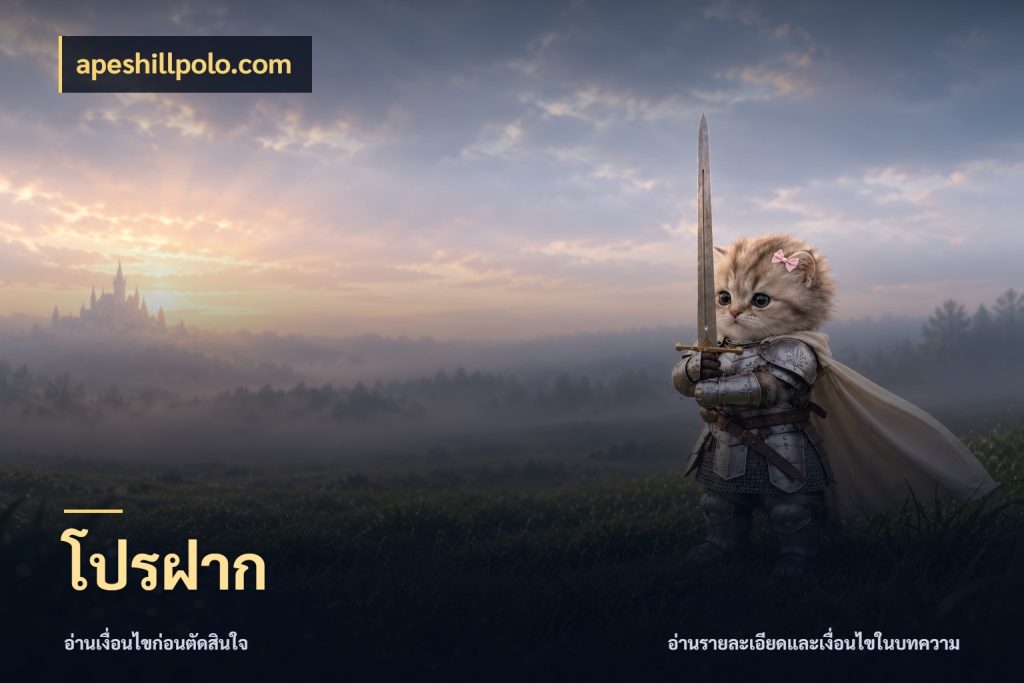 โปรฝาก จับประเด็นยอดรับก่อนเลือกความสนุก กับ apeshillpolo.com