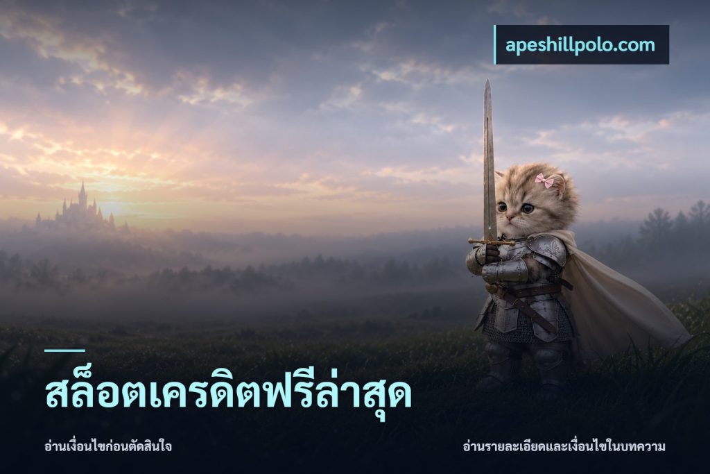 สล็อตเครดิตฟรีล่าสุด