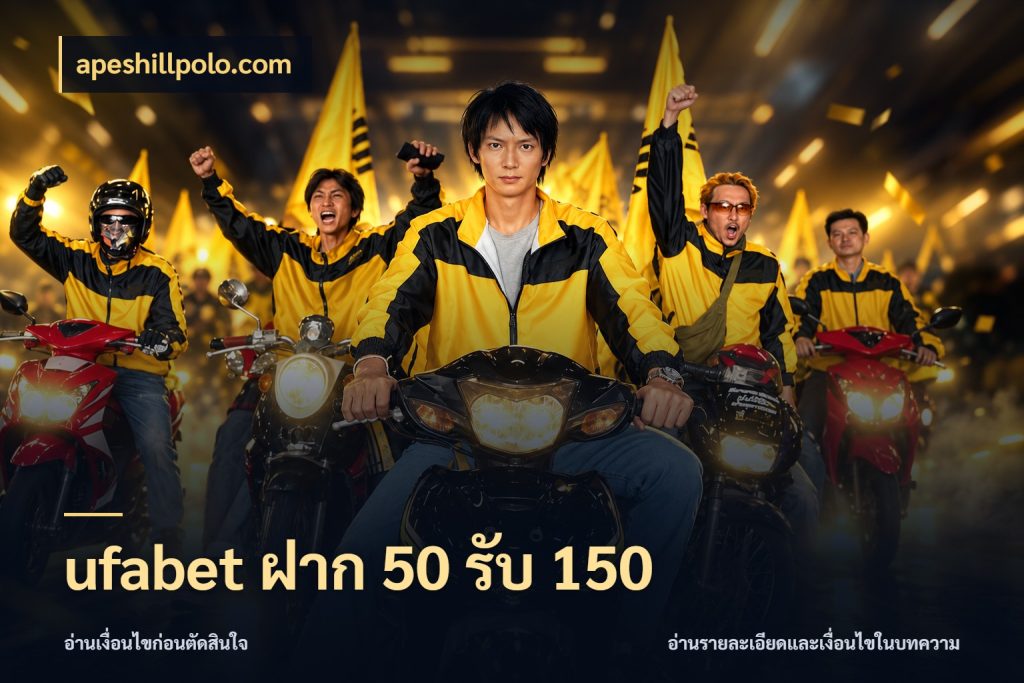 ufabet ฝาก 50 รับ 150 เครดิตกับรูปแบบโปรที่ตรงใจ กับ apeshillpolo.com