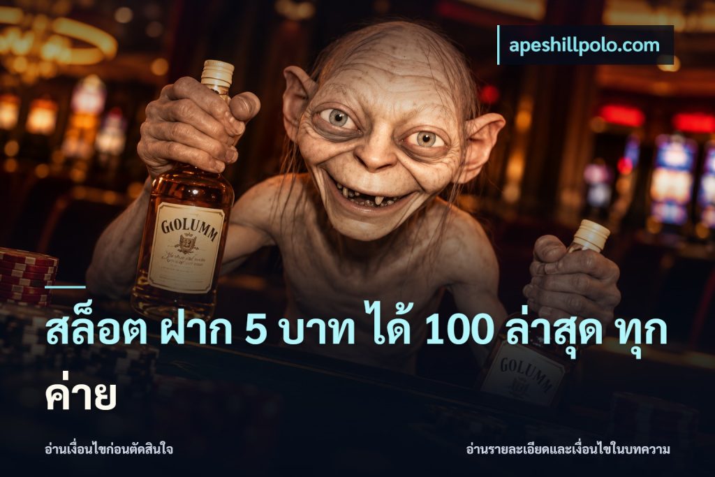 สล็อต ฝาก 5 บาท ได้ 100 ล่าสุด ทุกค่าย