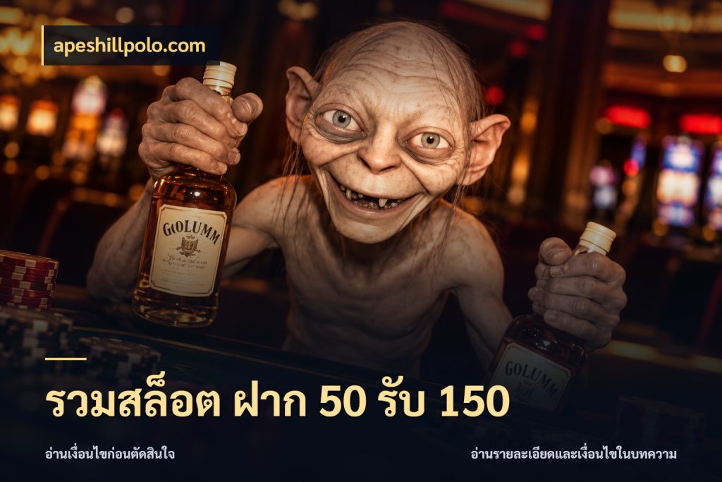 รวมสล็อต ฝาก 50 รับ 150 สนุกกับตัวเลือกโปรในสไตล์ของคุณ กับ apeshillpolo.com