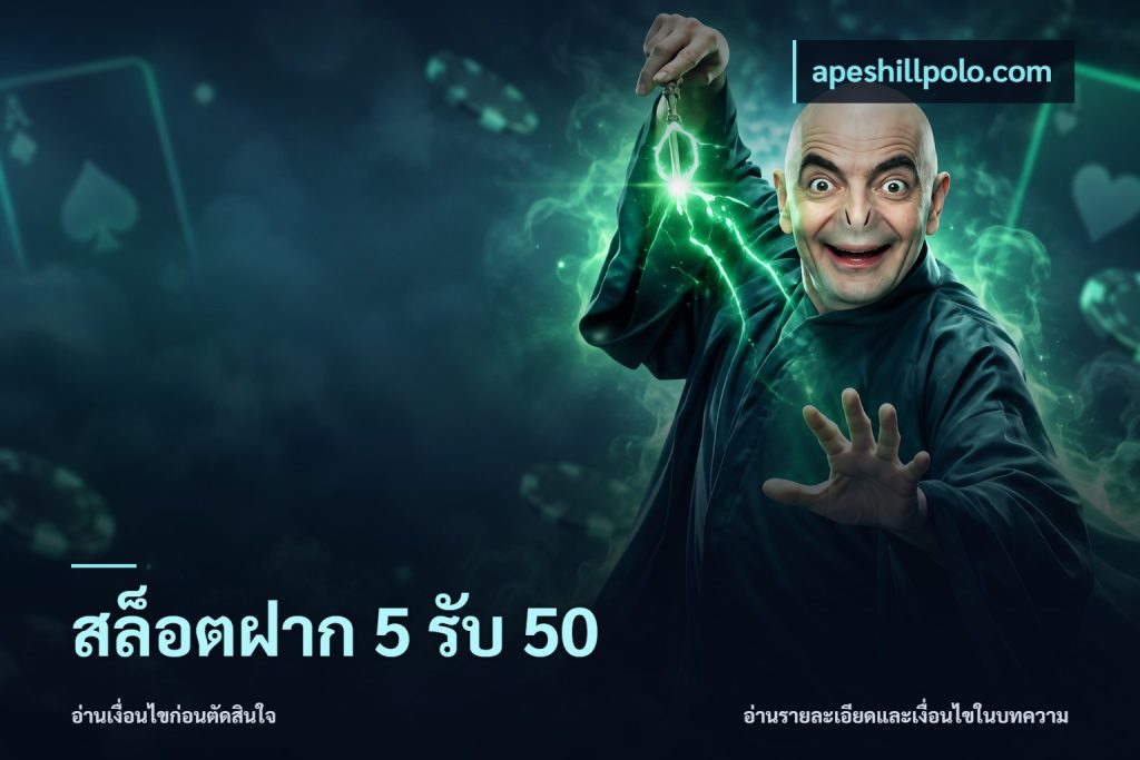 สล็อตฝาก 5 รับ 50