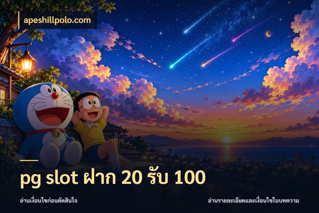 pg slot ฝาก 20 รับ 100 เปิดมุมโปรให้เข้ากับเกมแนวโปรด สไตล์ apeshillpolo.com