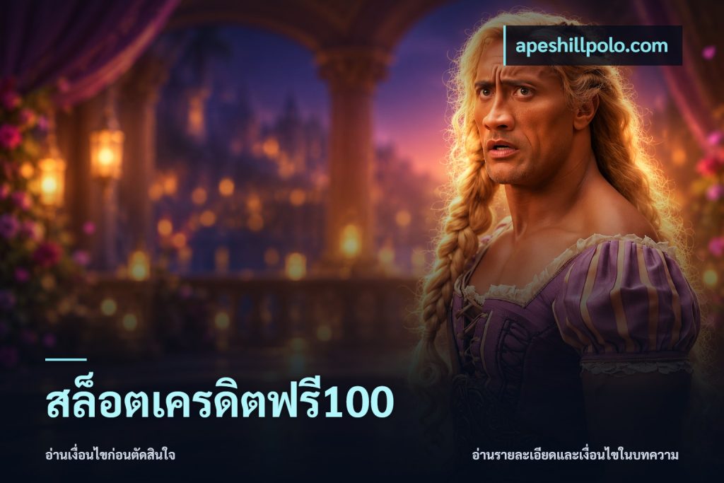 สล็อตเครดิตฟรี100