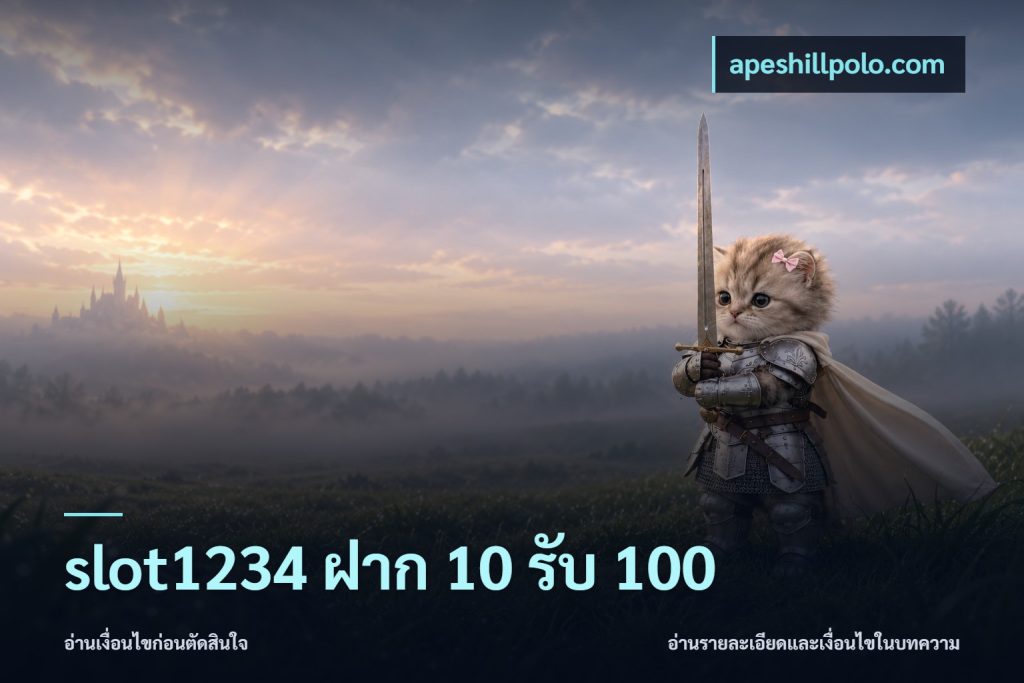 slot1234 ฝาก 10 รับ 100