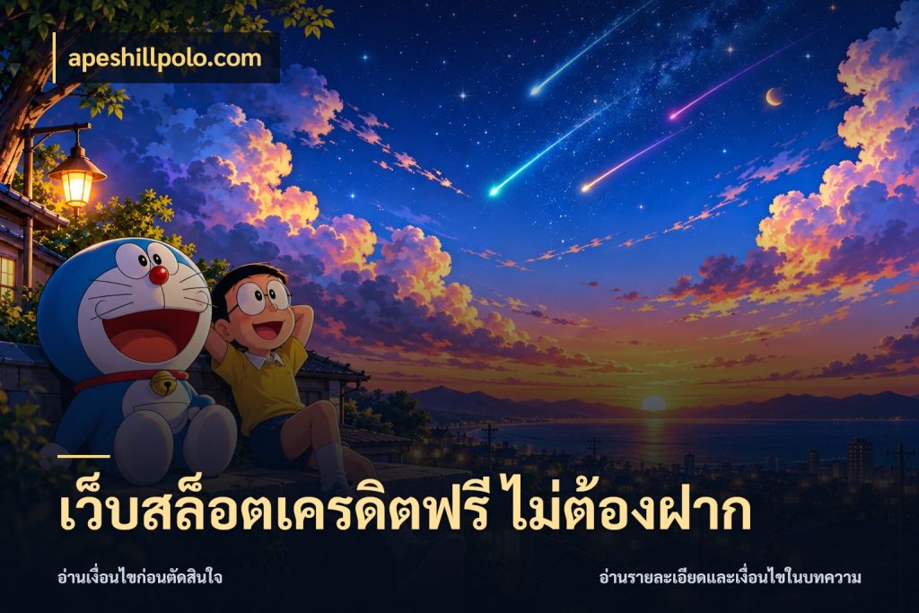 เว็บสล็อตเครดิตฟรี ไม่ต้องฝาก สายโบนัสเลือกมุมเครดิตให้ตรงสไตล์ กับ apeshillpolo.com