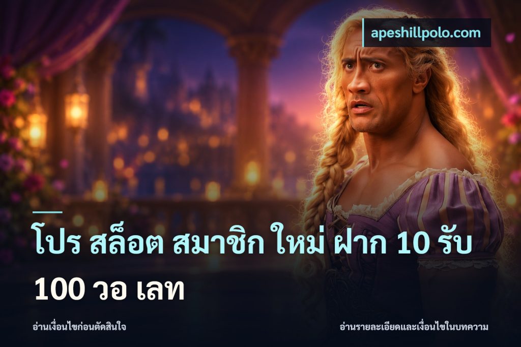 โปร สล็อต สมาชิก ใหม่ ฝาก 10 รับ 100 วอ เลท