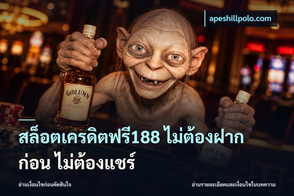 สล็อตเครดิตฟรี188 ไม่ต้องฝาก ก่อน ไม่ต้องแชร์