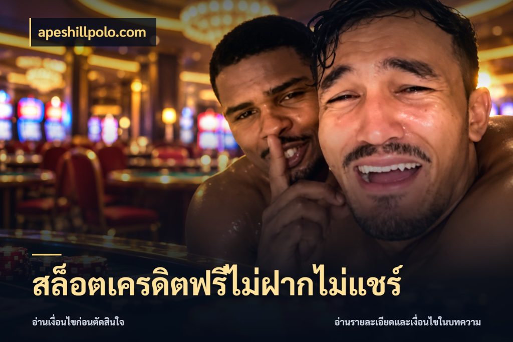 สล็อตเครดิตฟรีไม่ฝากไม่แชร์ จับมุมเด่นของเครดิตฟรีให้ตรงใจ กับ apeshillpolo.com