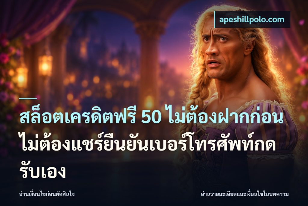 สล็อตเครดิตฟรี 50 ไม่ต้องฝากก่อนไม่ต้องแชร์ยืนยันเบอร์โทรศัพท์กดรับเอง