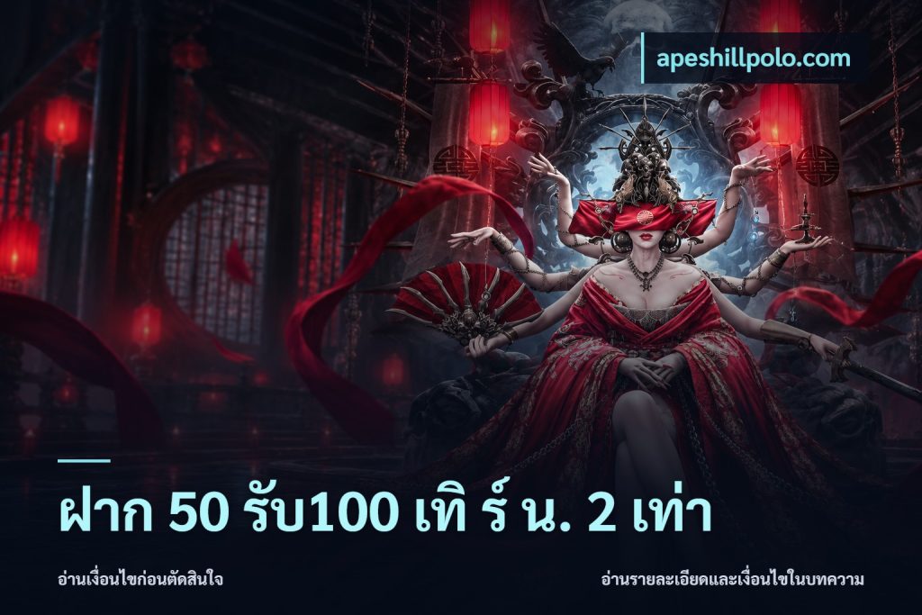 ฝาก 50 รับ100 เทิ ร์ น. 2 เท่า