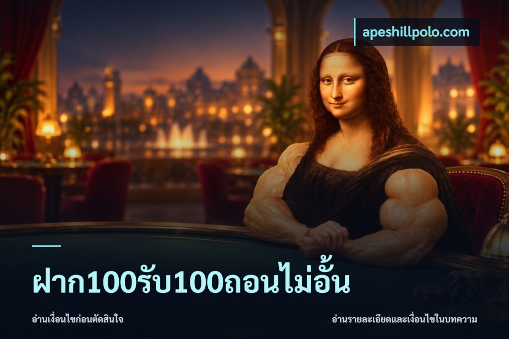 ฝาก100รับ100ถอนไม่อั้น