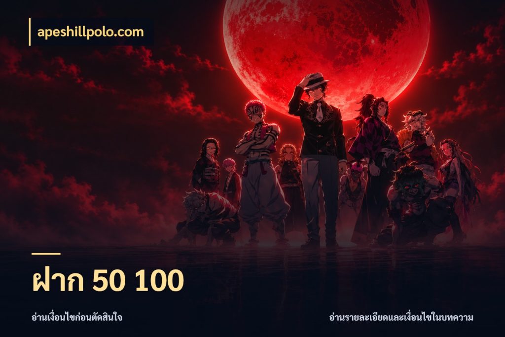 ฝาก 50 100 จำนวนเริ่มต้นกับรายละเอียดที่สายเกมสนใจ กับ apeshillpolo.com