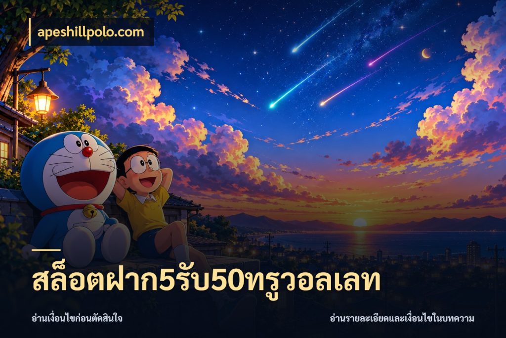 สล็อตฝาก5รับ50ทรูวอลเลท สีสันของโปรฝากและยอดรับ สไตล์ apeshillpolo.com