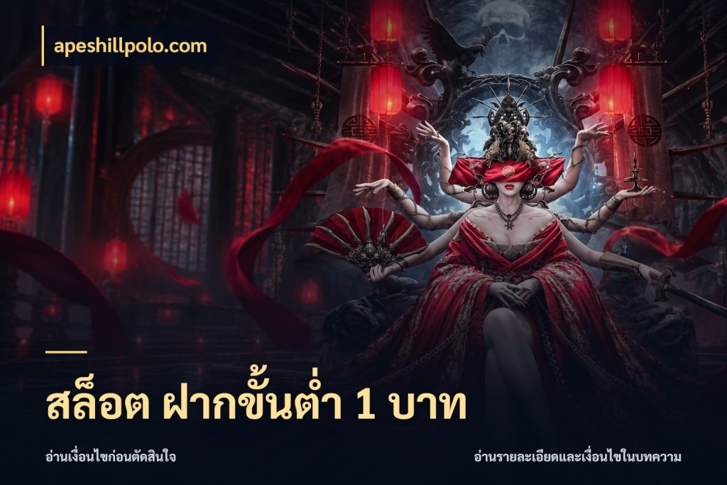 สล็อต ฝากขั้นต่ำ 1 บาท ทุนเบาก็มีสีสันในจังหวะของคุณ กับ apeshillpolo.com