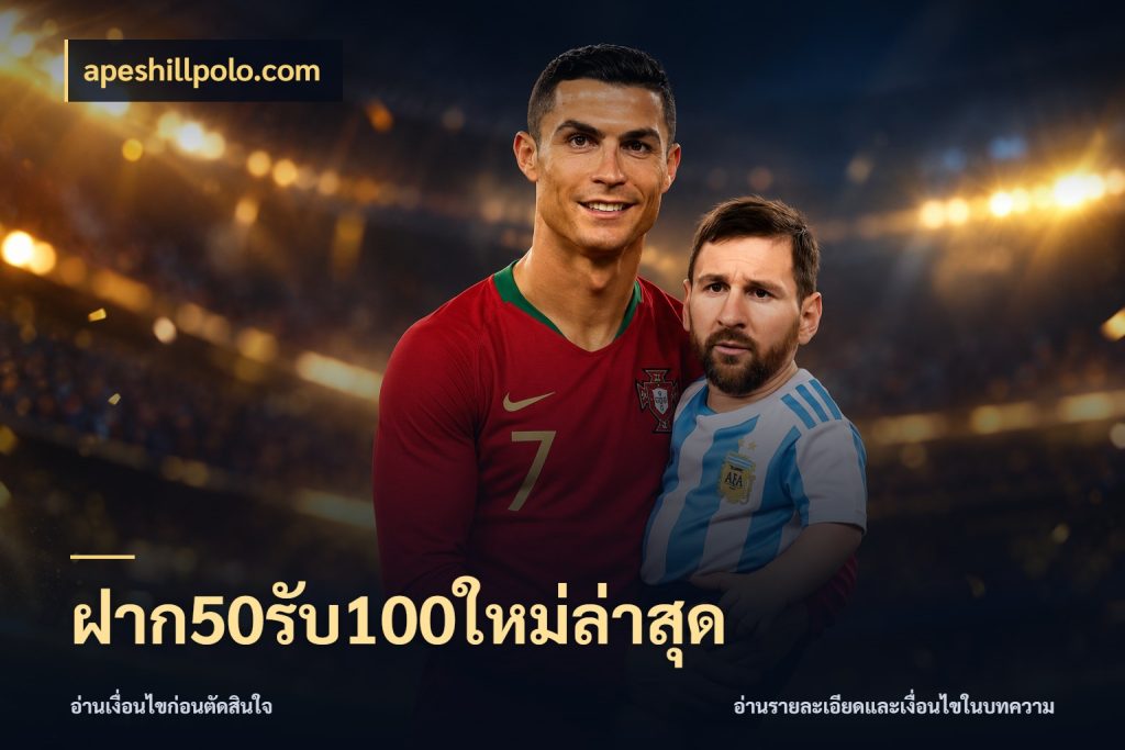 ฝาก50รับ100ใหม่ล่าสุด เปิดมุมโปรให้เข้ากับเกมแนวโปรด สไตล์ apeshillpolo.com