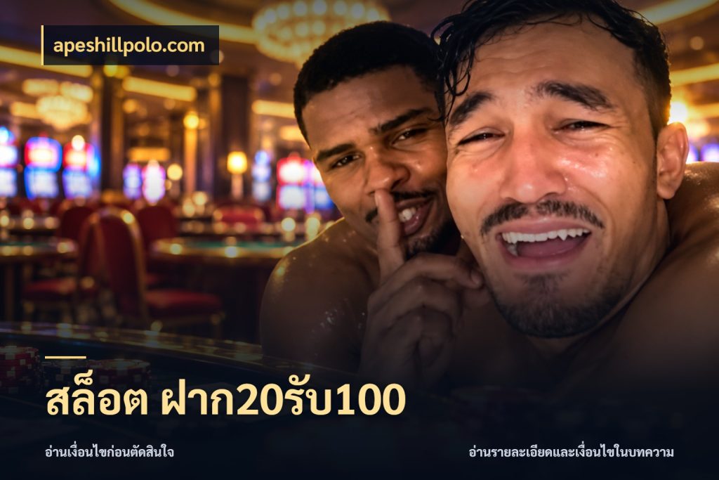 สล็อต ฝาก20รับ100 เปิดมุมโปรให้เข้ากับเกมแนวโปรด กับ apeshillpolo.com