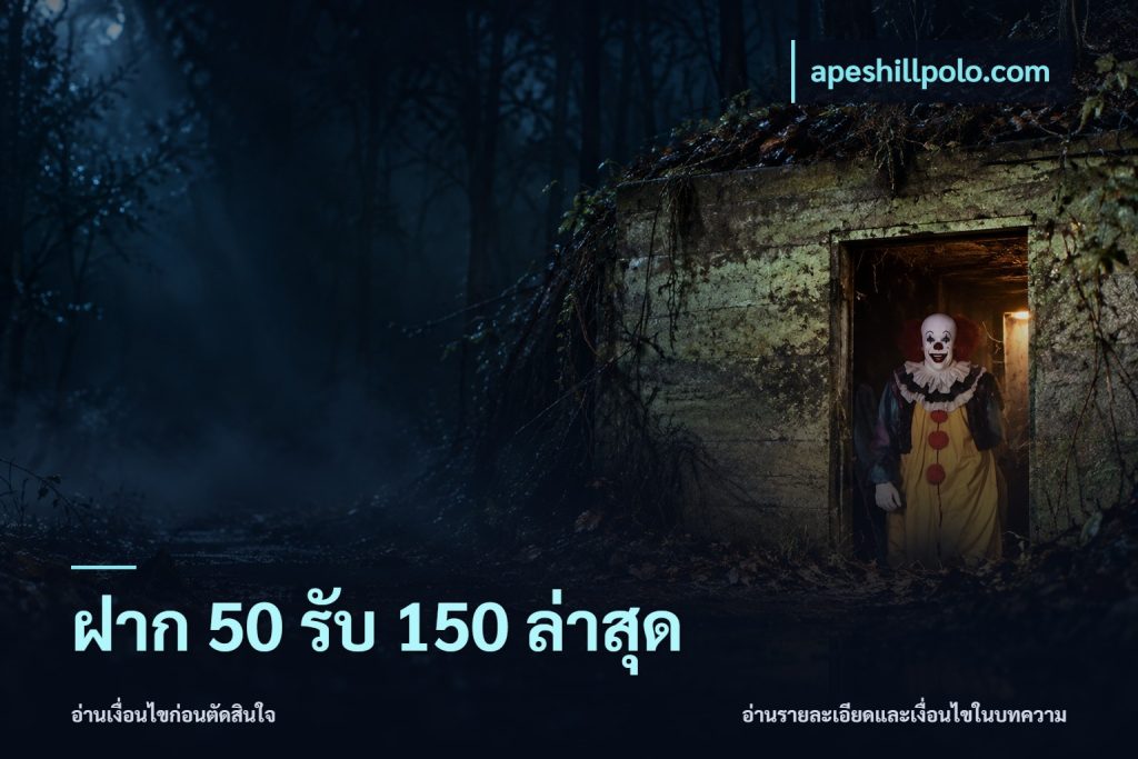 ฝาก 50 รับ 150 ล่าสุด