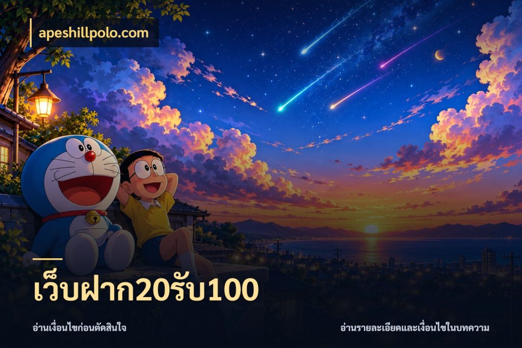 เว็บฝาก20รับ100 สีสันของโปรฝากและยอดรับ สไตล์ apeshillpolo.com