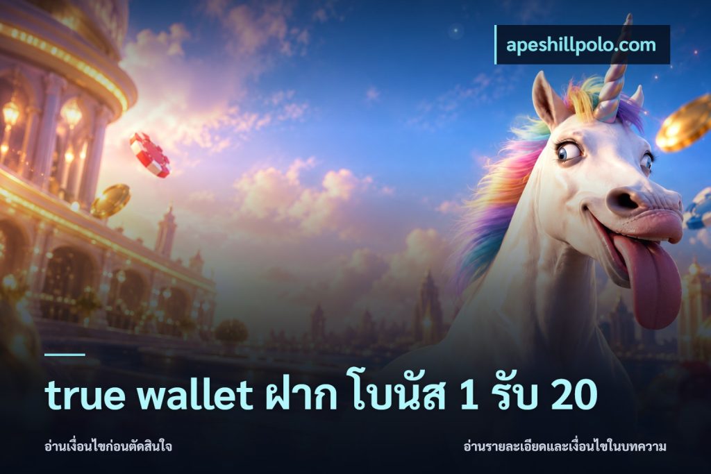 true wallet ฝาก โบนัส 1 รับ 20
