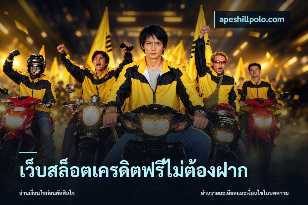 เว็บสล็อตเครดิตฟรีไม่ต้องฝาก