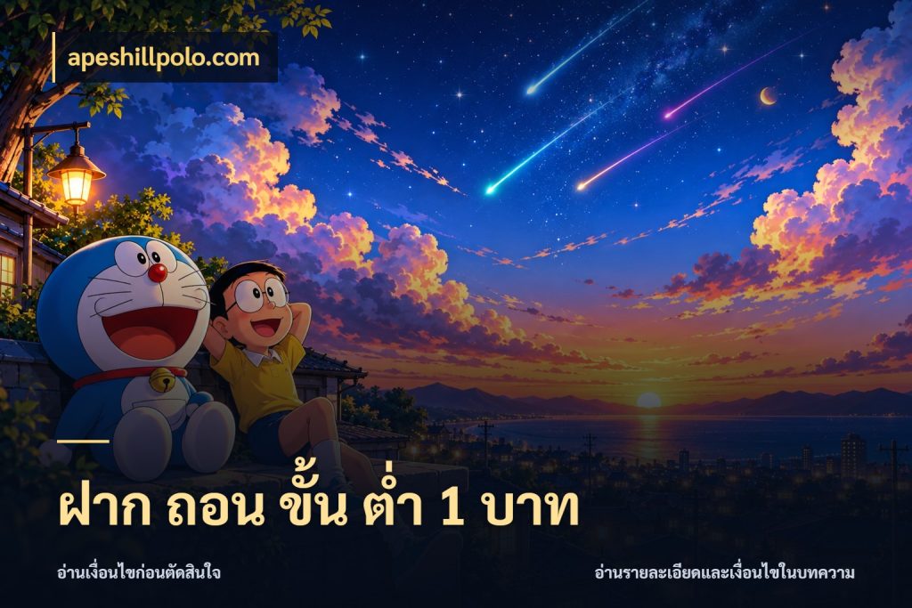 ฝาก ถอน ขั้น ต่ำ 1 บาท มุมสนุกของคนที่กำหนดขอบเขตตัวเอง สไตล์ apeshillpolo.com