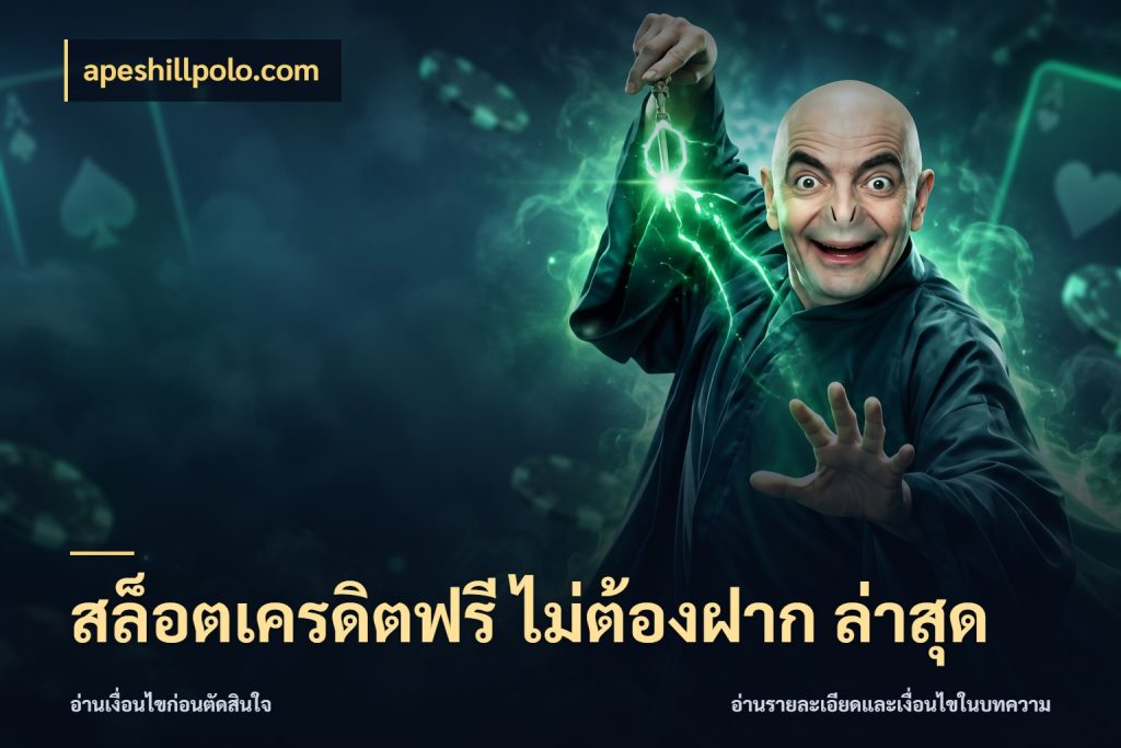 สล็อตเครดิตฟรี ไม่ต้องฝาก ล่าสุด รู้จักยอดและขอบเขตของเครดิตฟรี สไตล์ apeshillpolo.com