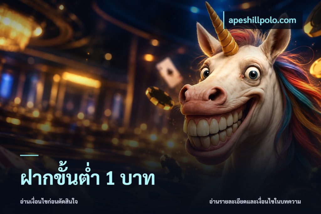 ฝากขั้นต่ำ 1 บาท