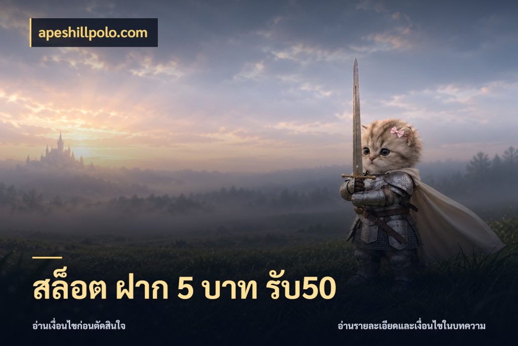 สล็อต ฝาก 5 บาท รับ50 รูปแบบโบนัสกับสิทธิ์ของสายเกม กับ apeshillpolo.com