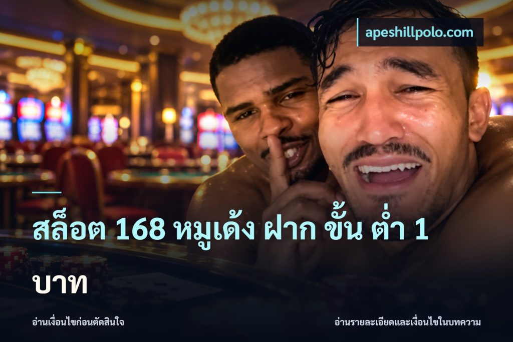 สล็อต 168 หมูเด้ง ฝาก ขั้น ต่ำ 1 บาท