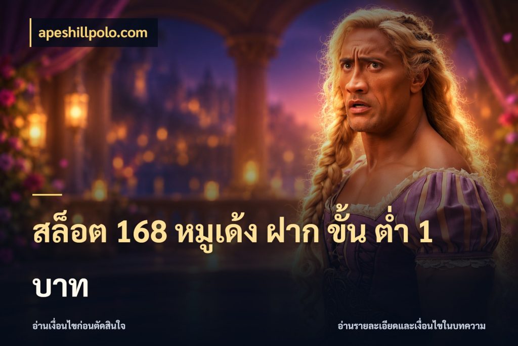 สล็อต 168 หมูเด้ง ฝาก ขั้น ต่ำ 1 บาท เงินตั้งต้นกับความสนุกที่คุณกำหนด ในมุม apeshillpolo.com