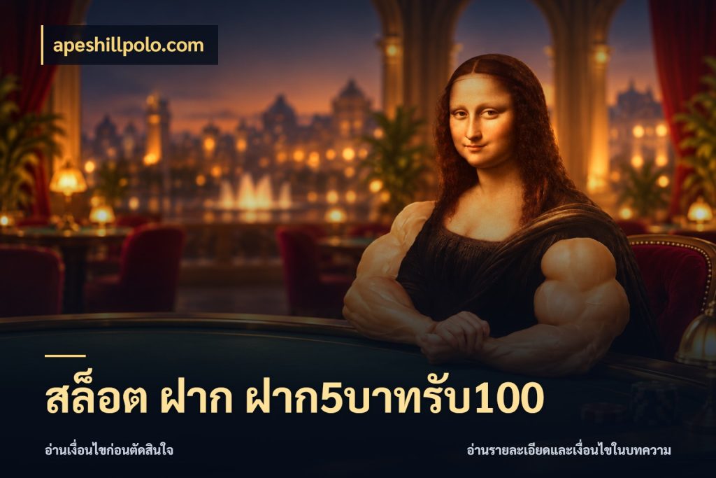 สล็อต ฝาก ฝาก5บาทรับ100 ยอดฝากและยอดรับในมุมของคนชอบลุ้น ในมุม apeshillpolo.com