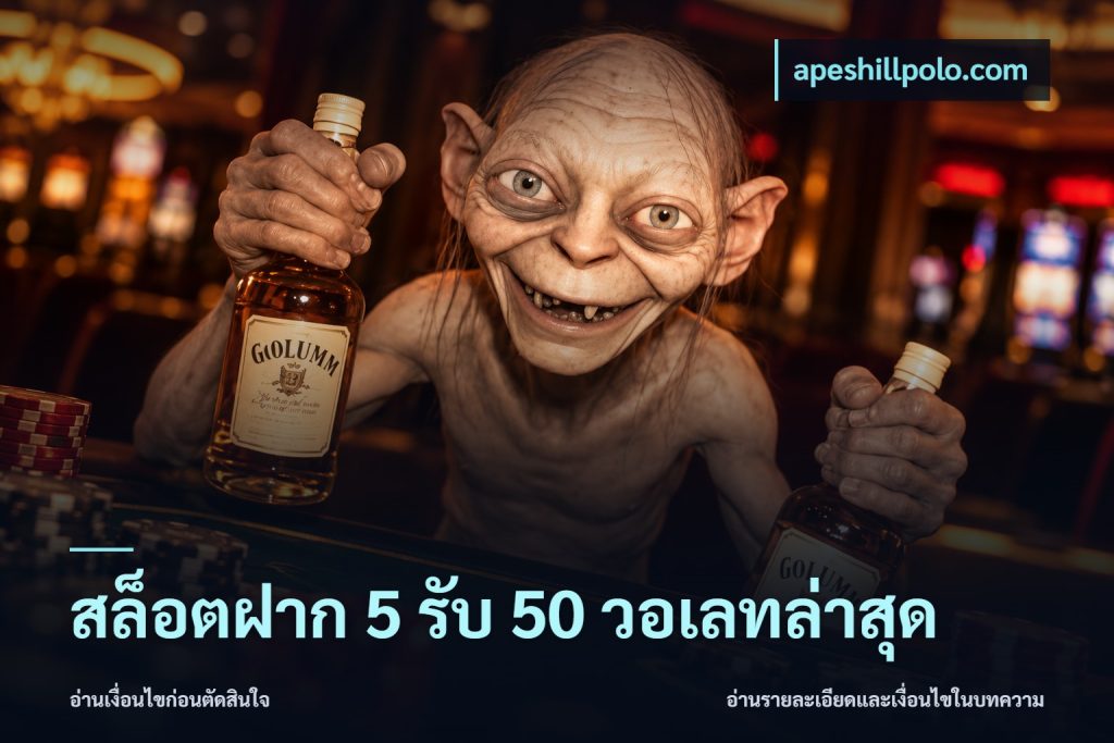 สล็อตฝาก 5 รับ 50 วอเลทล่าสุด