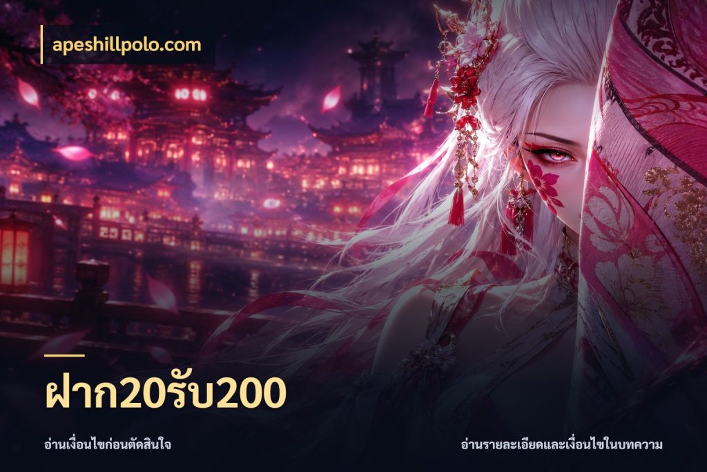 ฝาก20รับ200 รูปแบบโบนัสกับสิทธิ์ของสายเกม กับ apeshillpolo.com
