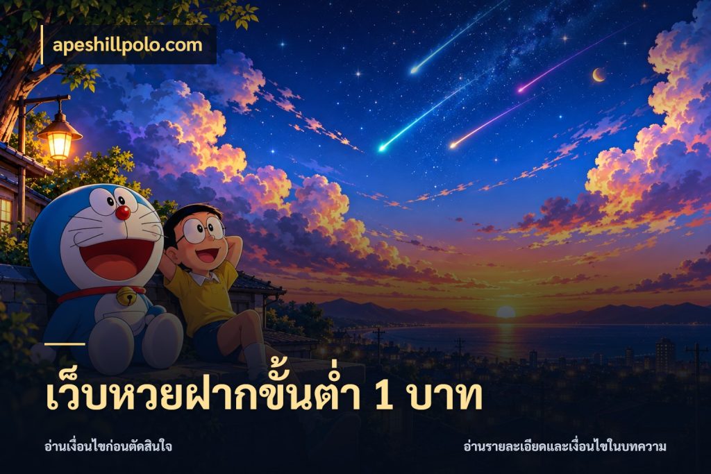 เว็บหวยฝากขั้นต่ำ 1 บาท สายหวยเลือกจังหวะให้พอดีกับตัวเอง สไตล์ apeshillpolo.com