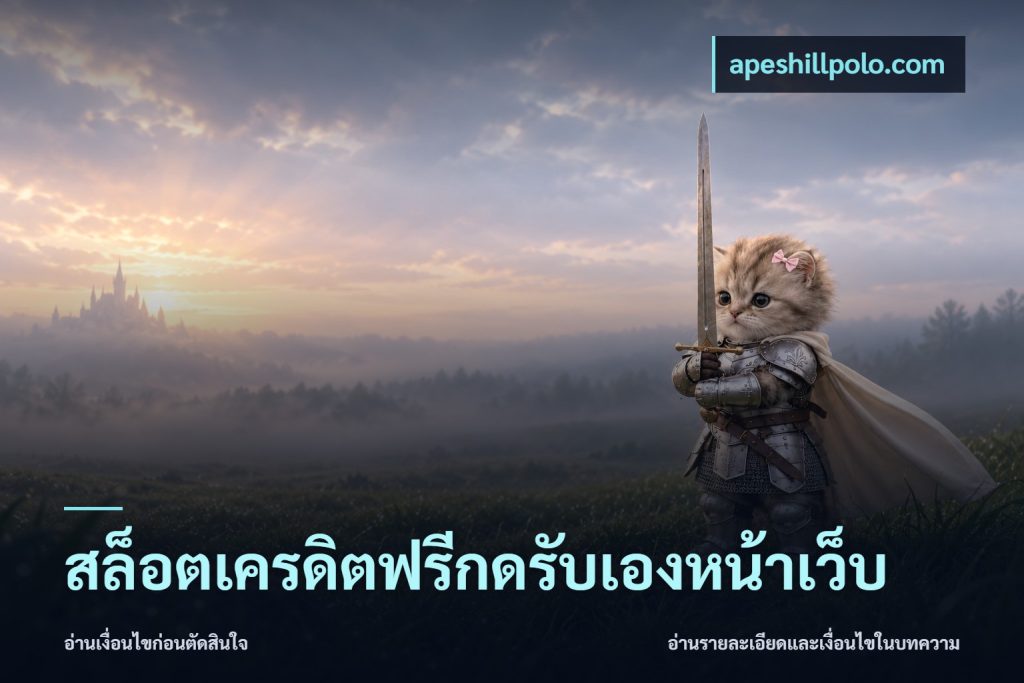 สล็อตเครดิตฟรีกดรับเองหน้าเว็บ