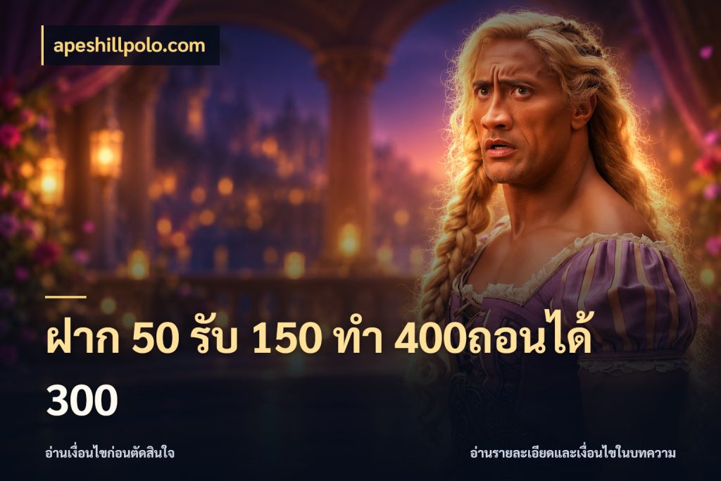 ฝาก 50 รับ 150 ทํา 400ถอนได้ 300 สนุกกับตัวเลือกโปรในสไตล์ของคุณ สไตล์ apeshillpolo.com