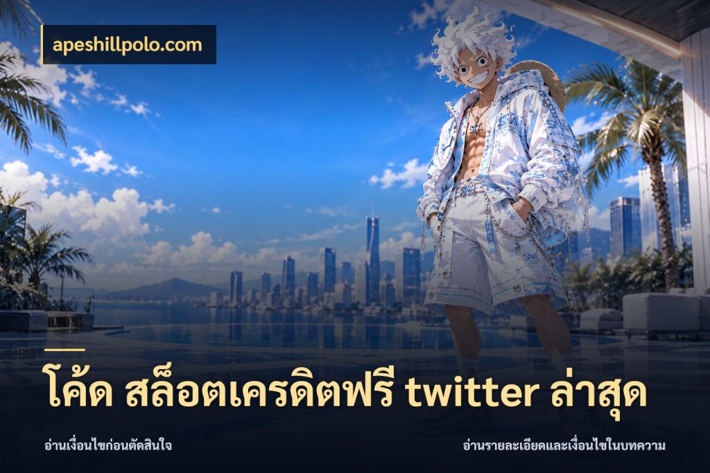 โค้ด สล็อตเครดิตฟรี twitter ล่าสุด จากชื่อเครดิตฟรีสู่ความสนุกที่เข้าใจได้ สไตล์ apeshillpolo.com