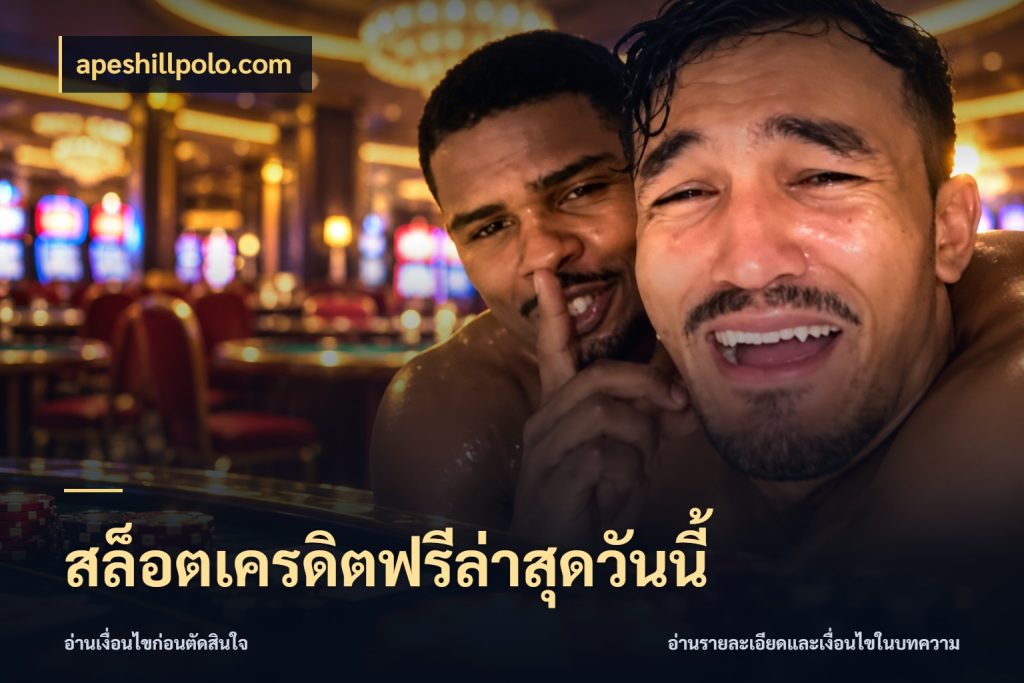 สล็อตเครดิตฟรีล่าสุดวันนี้ เลือกสไตล์ความสนุกจากรูปแบบเครดิต กับ apeshillpolo.com