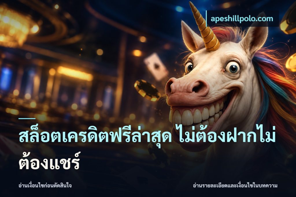 สล็อตเครดิตฟรีล่าสุด ไม่ต้องฝากไม่ต้องแชร์
