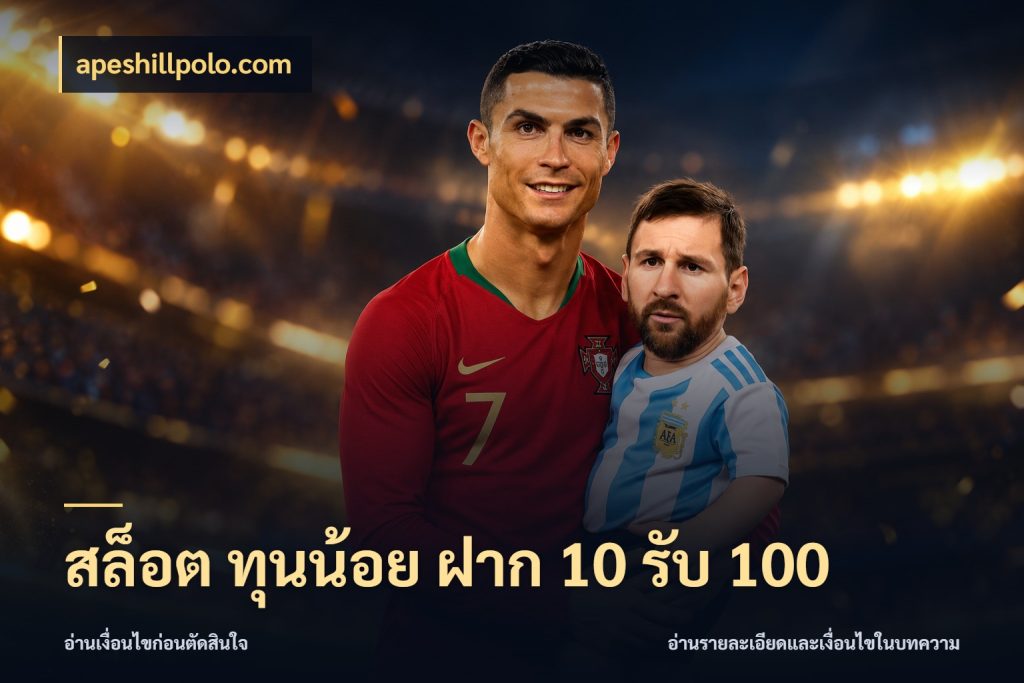สล็อต ทุนน้อย ฝาก 10 รับ 100 เครดิตกับรูปแบบโปรที่ตรงใจ ในมุม apeshillpolo.com