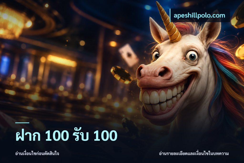 ฝาก 100 รับ 100