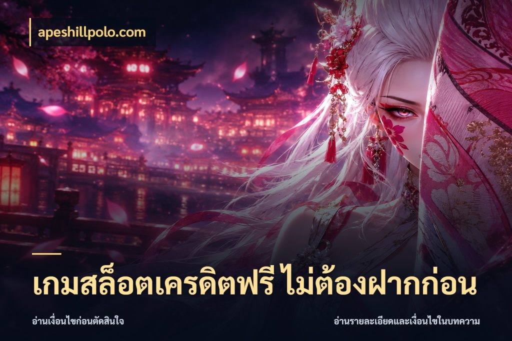 เกมสล็อตเครดิตฟรี ไม่ต้องฝากก่อน เครดิตฟรีกับจังหวะลุ้นที่คุณเลือก ในมุม apeshillpolo.com