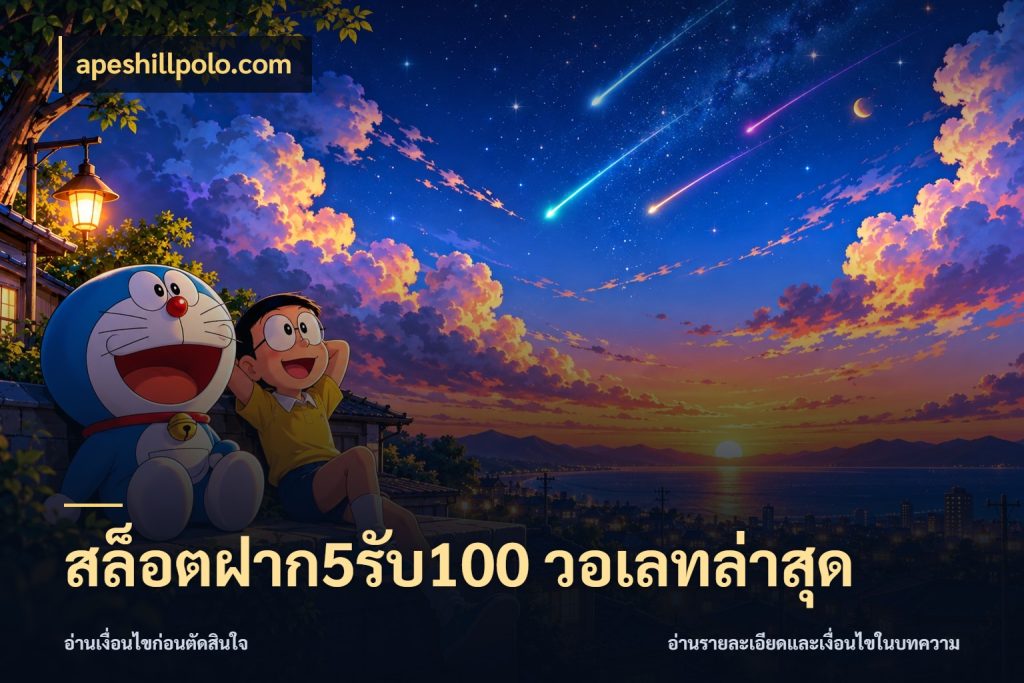 สล็อตฝาก5รับ100 วอเลทล่าสุด รูปแบบโบนัสกับสิทธิ์ของสายเกม สไตล์ apeshillpolo.com