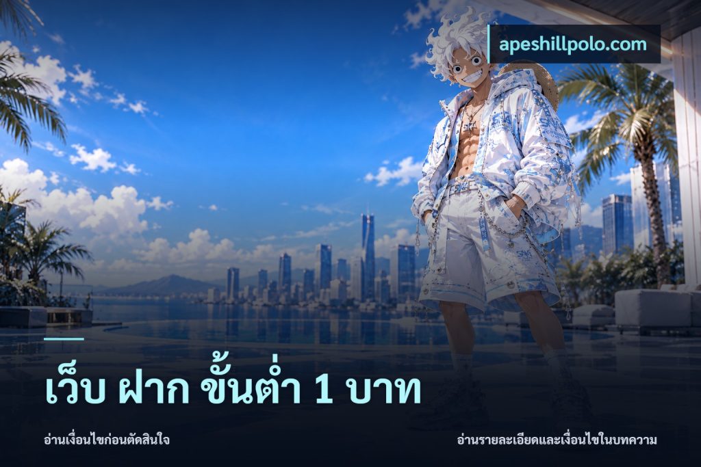 เว็บ ฝาก ขั้นต่ำ 1 บาท