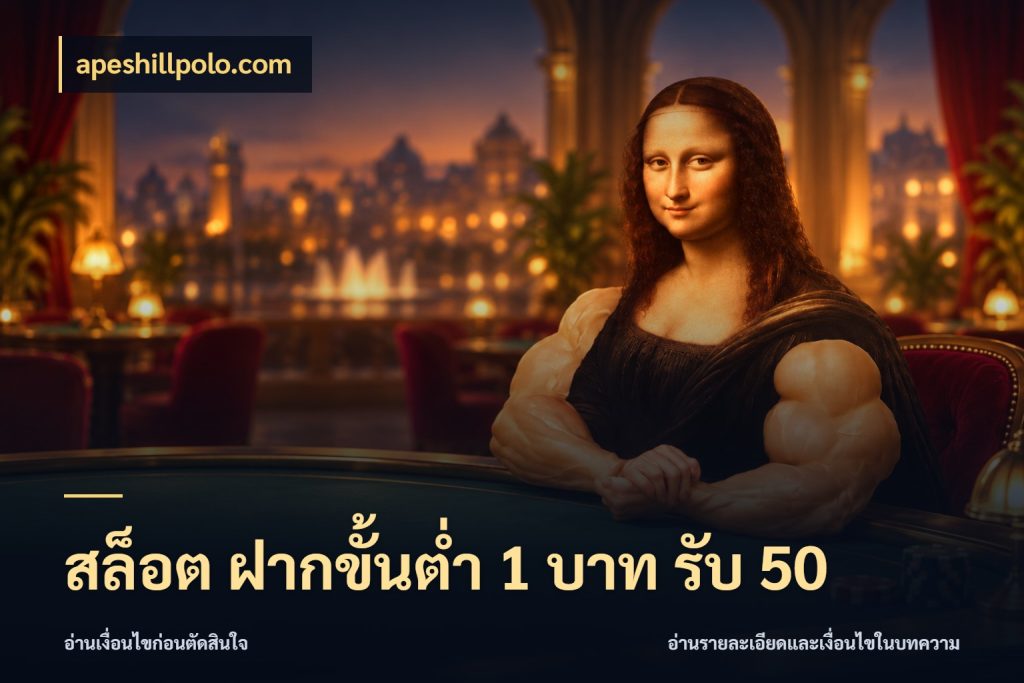 สล็อต ฝากขั้นต่ำ 1 บาท รับ 50 apeshillpolo.com โปรยอดรับที่สายเกมสนใจ
